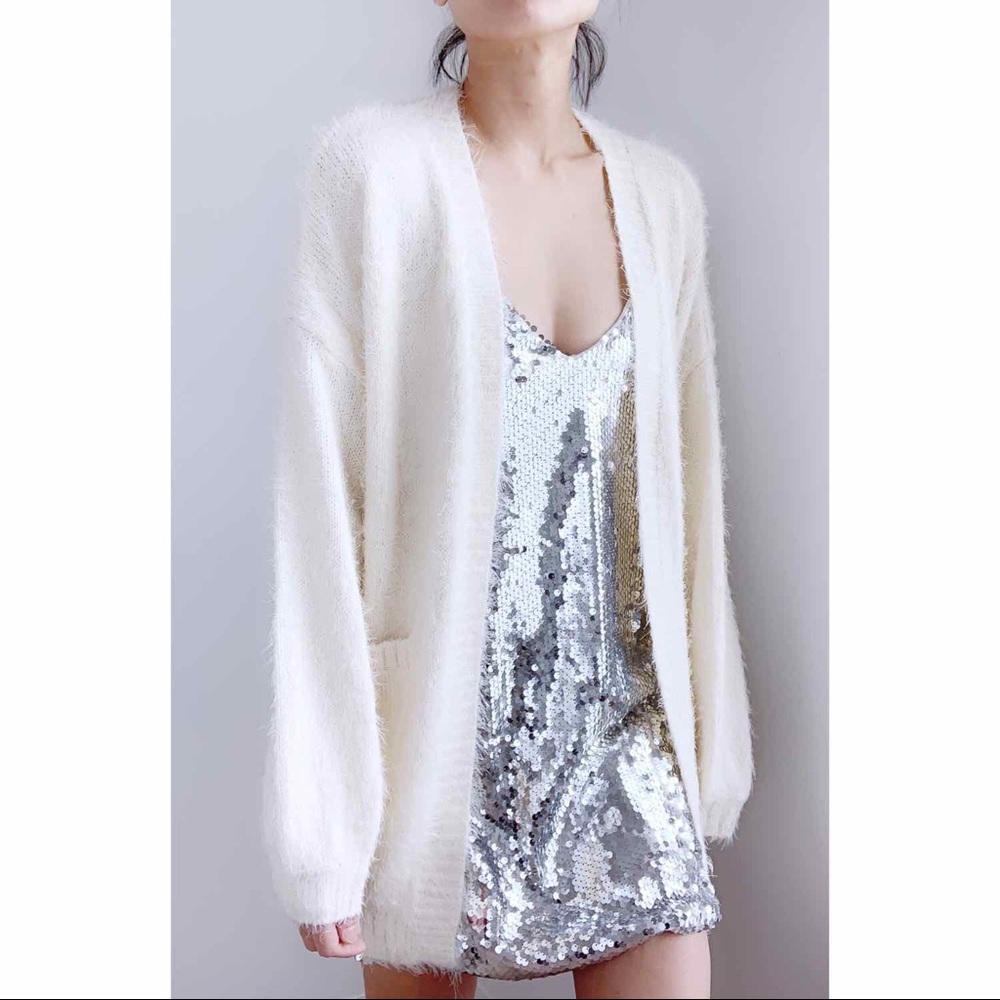 PARTY SEQUINS SLIP MINI DRESS - Picture 7 of 8